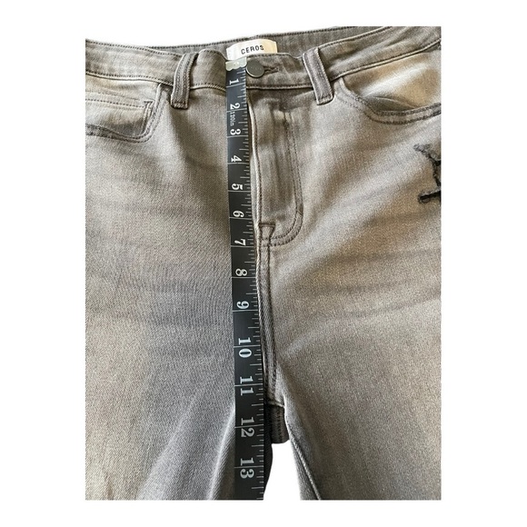 Ceros Skinny Ankle Gray Black Jeans Women’s Stretch Size 30 New - Picture 13 of 15